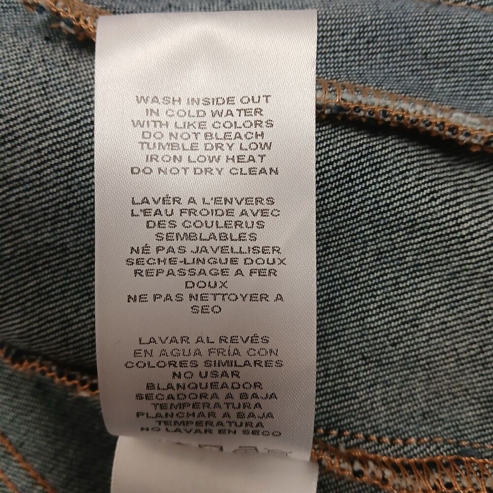 Good American Commit To Fit Denim Blue Jean Jacket NWT Small Dark Wash Cropped - Picture 11 of 12